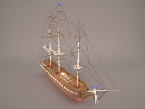 battleship 3D Model