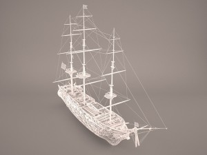 battleship 3D Model