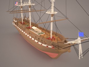 battleship 3D Model
