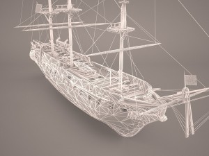 battleship 3D Model