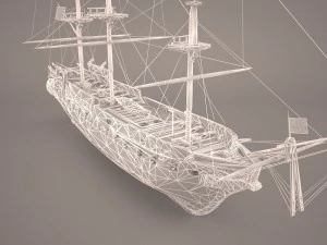 battleship 3D Model