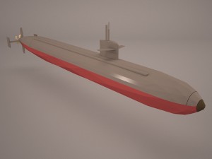uss dallas ssn 700 with dry deck shelter 3Dモデル