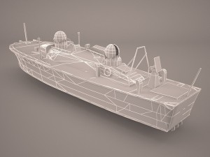 iver huitfeldt frigate lod 3D Модель