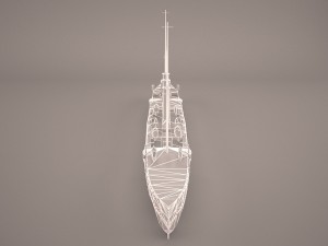 small cruiser koenigsberg class imperial german navy 3Dモデル