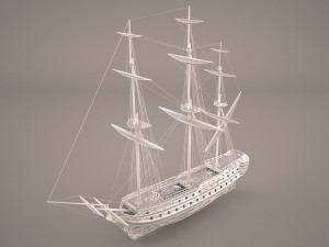 battleship 1 3D Model