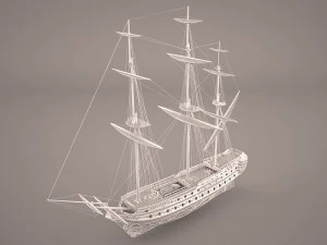 battleship 1 3D Model