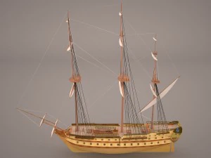 battleship 1 3D Model