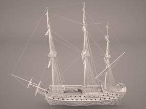 battleship 1 3D Model