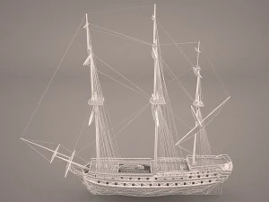 battleship 1 3D Model