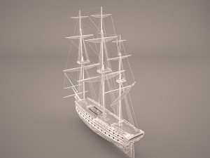 battleship 1 3D Model