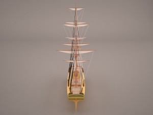 battleship 1 3D Model