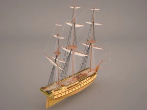 battleship 1 3D Model