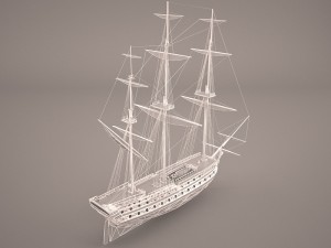 battleship 1 3D Model