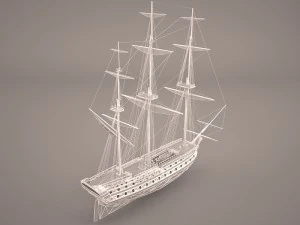 battleship 1 3D Model