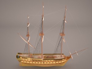 battleship 1 3D Model