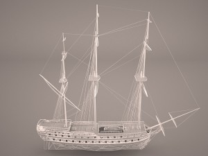 battleship 1 3D Model