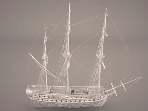 battleship 1 3D Model
