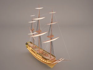 battleship 1 3D Model