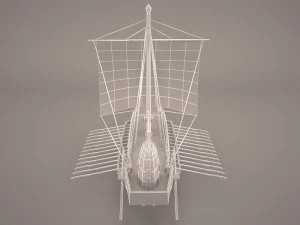greek ancient boat 3D Model