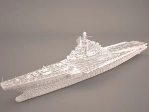 uss ronald reagan cvn 76 3D Model