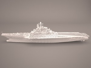 uss ronald reagan cvn 76 3Dモデル