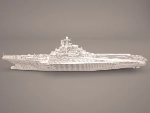 uss ronald reagan cvn 76 3D Model