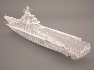 uss ronald reagan cvn 76 3Dモデル