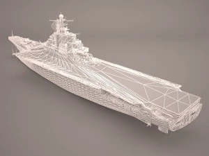 uss ronald reagan cvn 76 3D Model