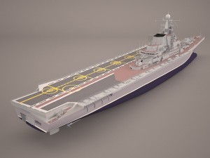 uss ronald reagan cvn 76 3Dモデル