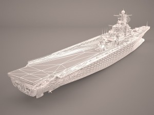 uss ronald reagan cvn 76 3Dモデル