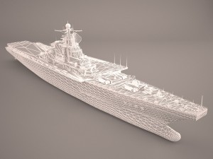 uss ronald reagan cvn 76 3Dモデル