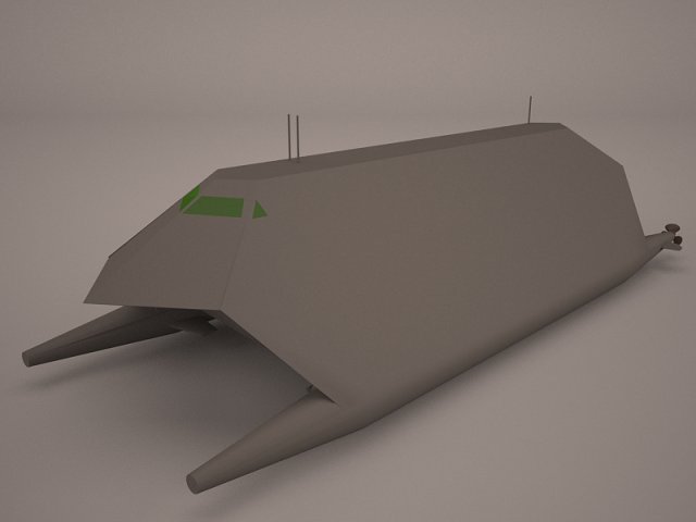 hsv-2 swift hybrid catamaran 3D Model .c4d .max .obj .3ds .fbx .stl .blend 