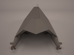 hsv-2 swift hybrid catamaran 3D Model