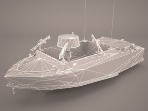 swcc boat Model 3D