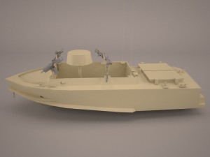 swcc boat Model 3D
