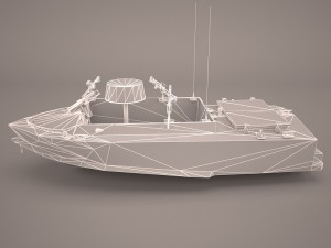 swcc boat Model 3D