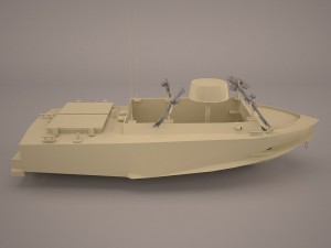 swcc boat Model 3D
