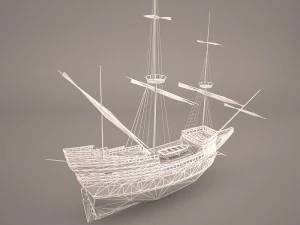 ship boat 3D Model