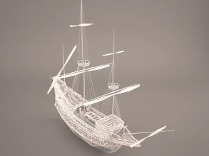 ship boat 3D Model