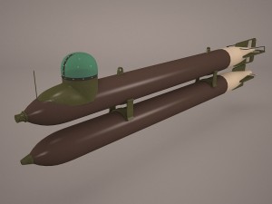 ssgn-728 uss florida 3D Model