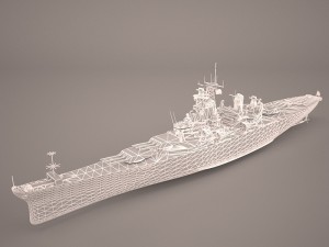 uss wayne e meyer 3Dモデル