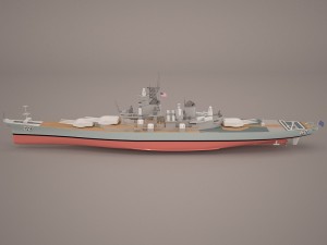 uss wayne e meyer 3Dモデル