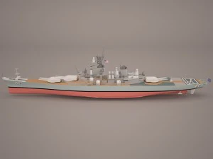 uss wayne e meyer 3D Model