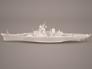 uss wayne e meyer 3Dモデル
