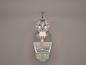 uss wayne e meyer 3Dモデル