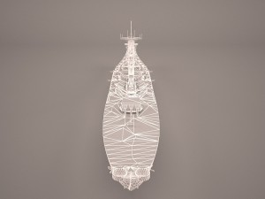 uss wayne e meyer 3Dモデル