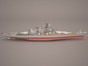 uss wayne e meyer 3Dモデル