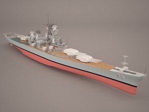 uss wayne e meyer 3Dモデル