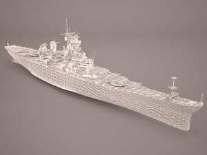 uss wayne e meyer 3Dモデル
