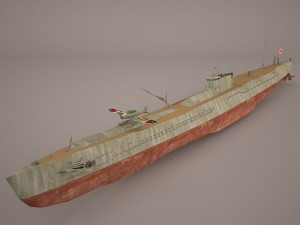 u-boat type viic 3Dモデル